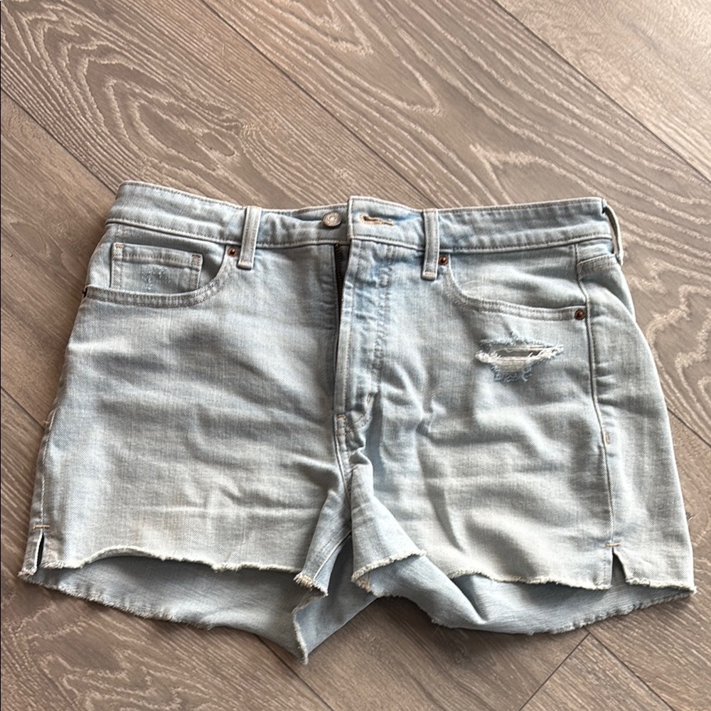 Old Navy Light Blue Denim Cutoff Shorts